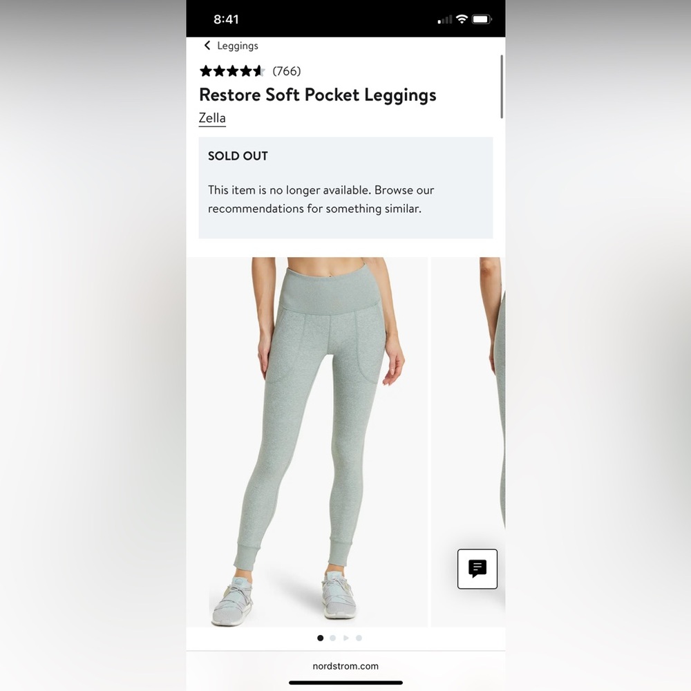 Zella leggings size large
